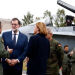 Mariano Rajoy y Maria Dolores de Cospedal ejercito militares