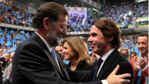 Mariano Rajoy y José María Aznar