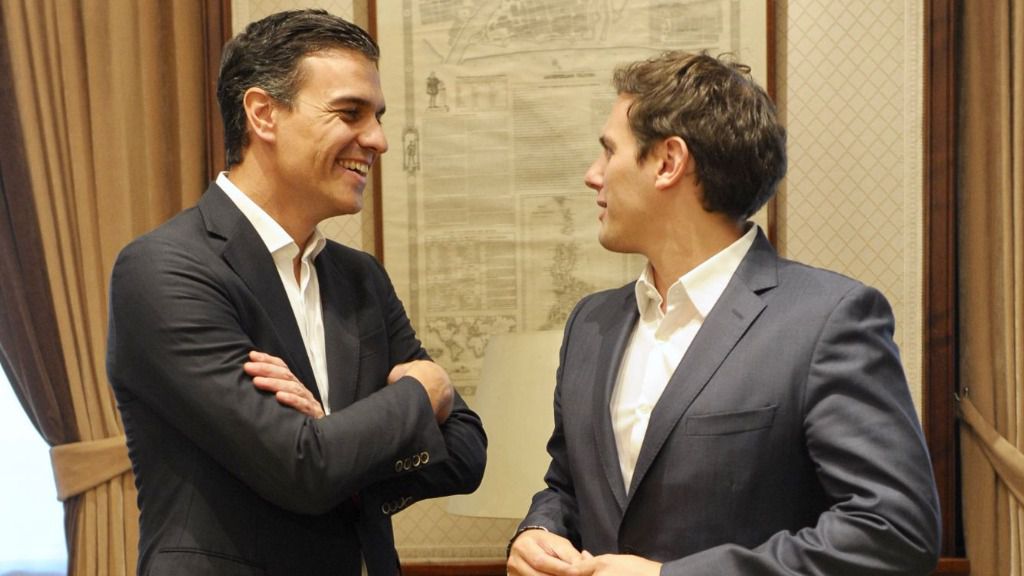 Pedro Sánchez y Albert Rivera