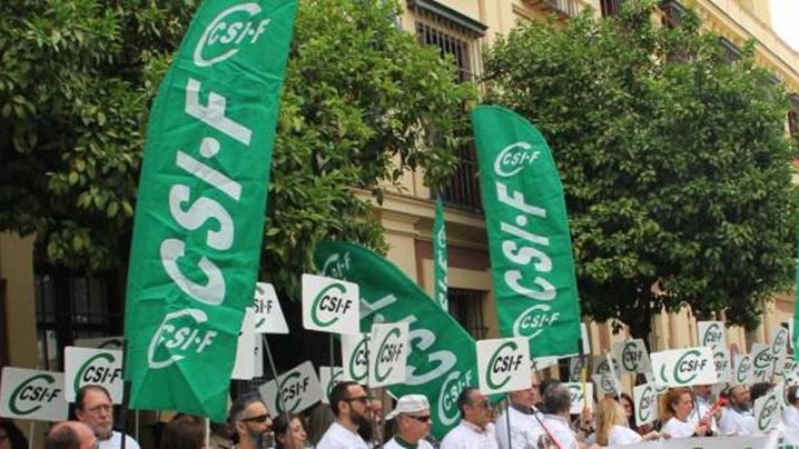 Manifestación del CSIF