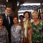 Mariano Rajoy con simpatizantes en Burgos