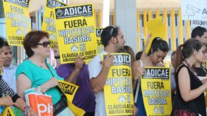 Adicae manifestación