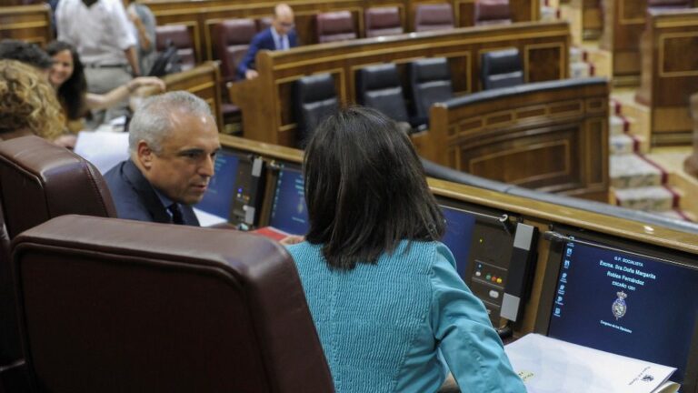 Margarita Robles, portavoz del PSOE en el Congreso