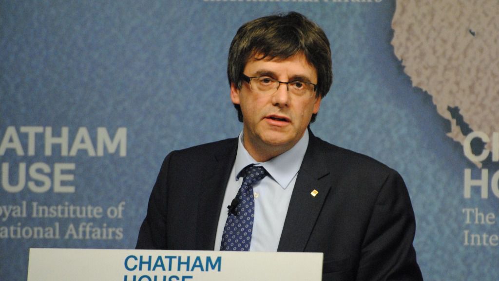 Carles Puigdemont, presidente de la Generalitat de Cataluña