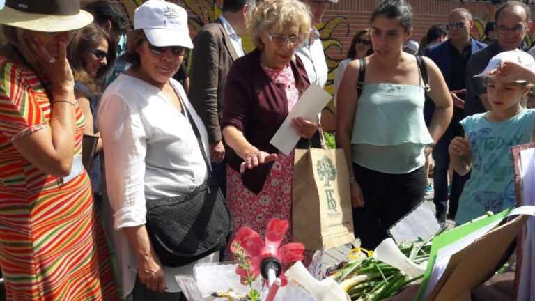 Manuela Carmena e Inés Sabanés.