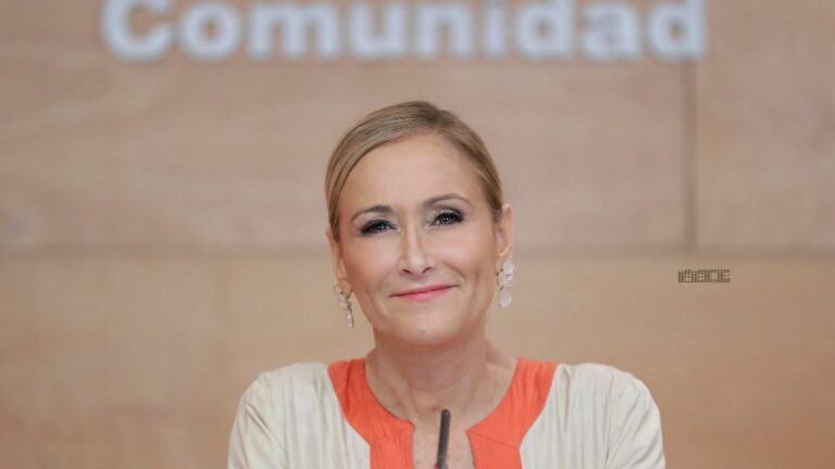 Cristina Cifuentes, presidenta de la Comunidad de Madrid