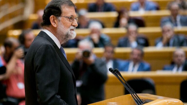 Mariano Rajoy en el Senado
