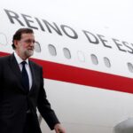 Mariano Rajoy, presidente del Gobierno, avion