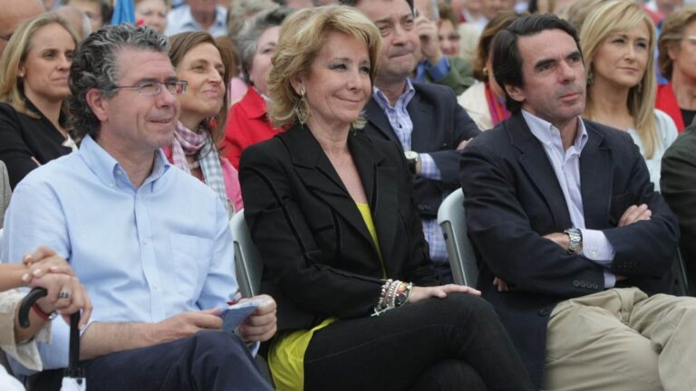 Franciasco Granados, Esperanza Aguirre, José María Aznar, Cristina Cifuentes y Manuel Cobo