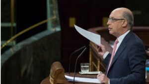 Cristobal Montoro, ministro de Hacienda y Función Pública