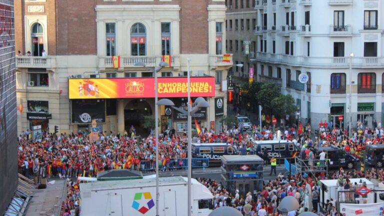 Celebración de la Eurocopa 2012