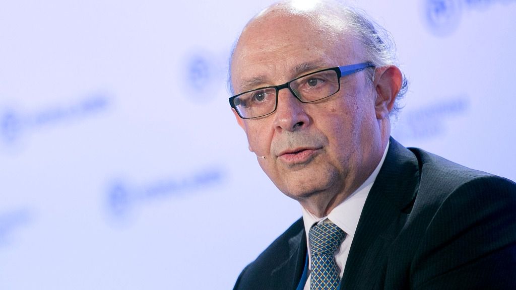 Cristobal Montoro, ministro de Hacienda y Función Pública