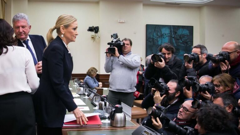 Cristina Cifuentes en el Congreso.