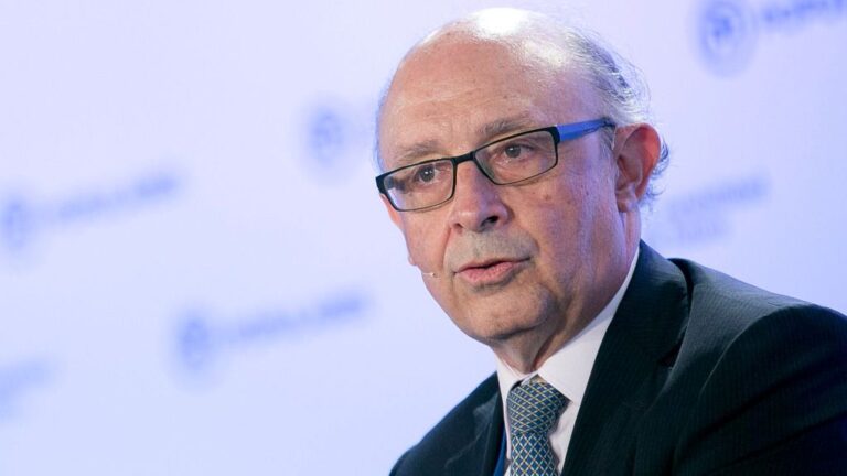 Cristobal Montoro, ministro de Hacienda y Función Pública