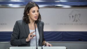 Irene Montero, portavoz de Podemos en el Congreso de los Diputados