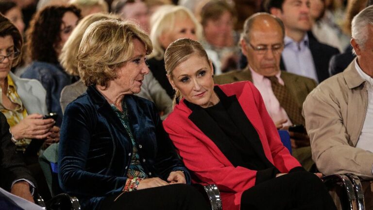 Esperanza Aguirre y Cristina Cifuentes