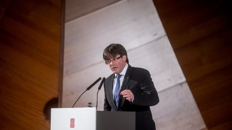 Carles Puigdemont, presidente de la Generalitat