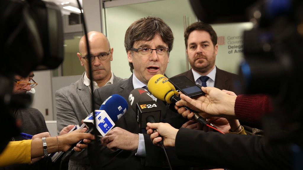 Carles Puigdemont, expresidente de la Generalitat de Cataluña