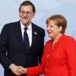 Mariano Rajoy y Angela Merkel
