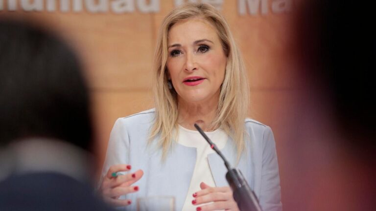 Cristina Cifuentes, presidenta de la Comunidad de Madrid