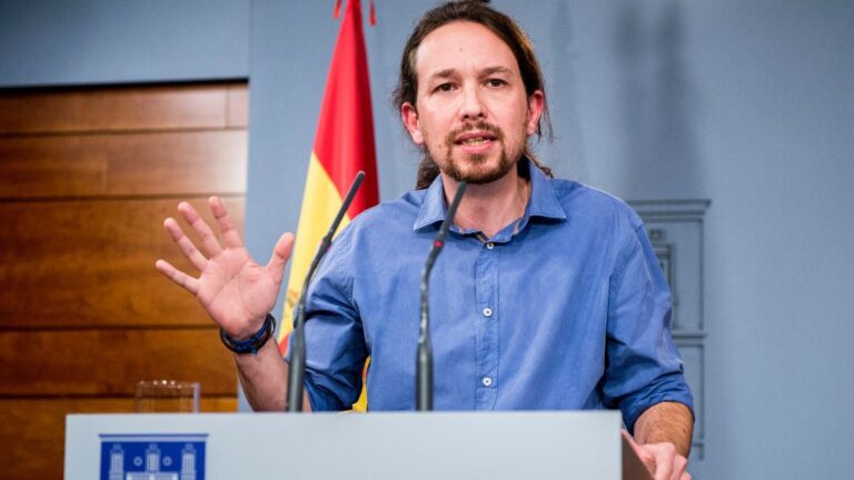 Pablo Iglesias, secretario general de Podemos