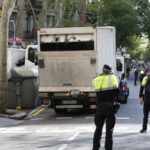 Accidente de camión en Barcelona