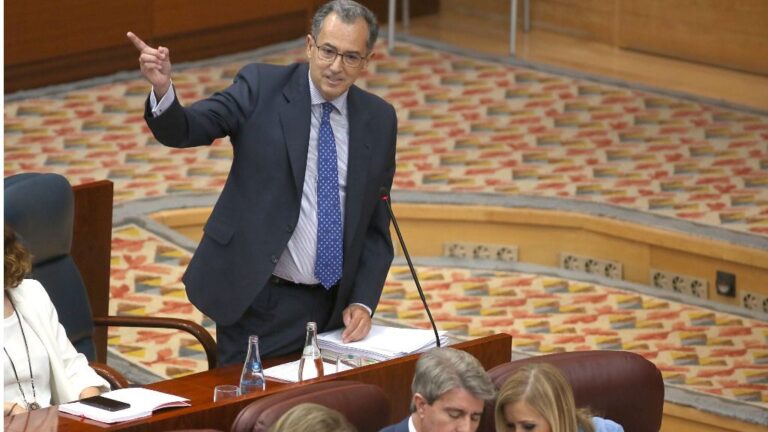 Enrique Ossorio, portavoz del PP en la Asamblea de Madrid