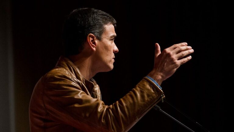 Pedro Sánchez, secretario general del PSOE