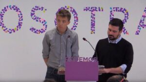 Rueda de prensa de Podemos