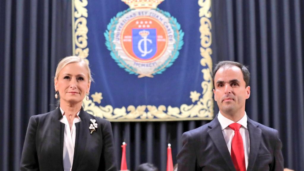 Cristina Cifuentes y Javier Ramos