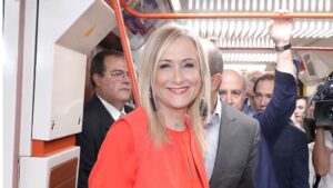 Cristina Cifuentes en el Metro de Madrid