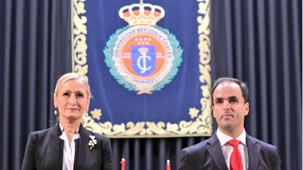 Cristina Cifuentes y Javier Ramos