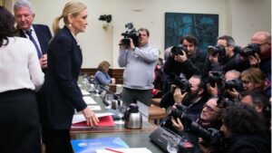 Cristina Cifuentes en el Congreso.