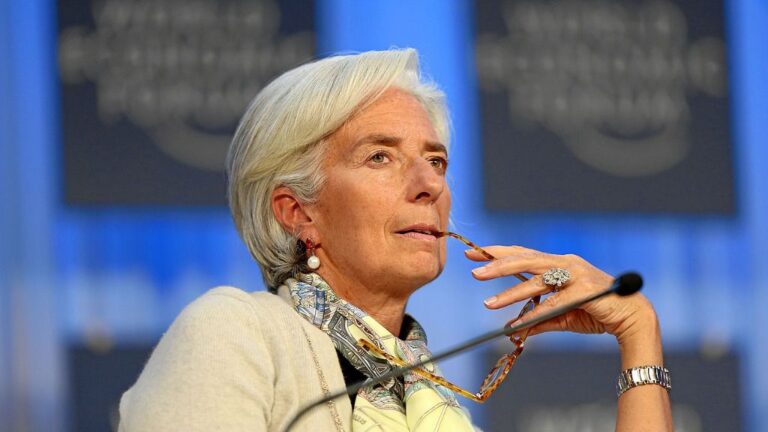 Christine Lagarde, directora gerente del FMI