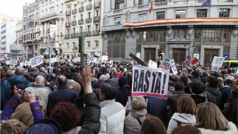 Manifestación Ley Mordaza y Pensiones