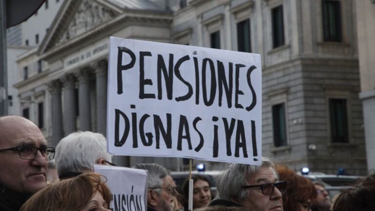 Manifestación Ley Mordaza y Pensiones