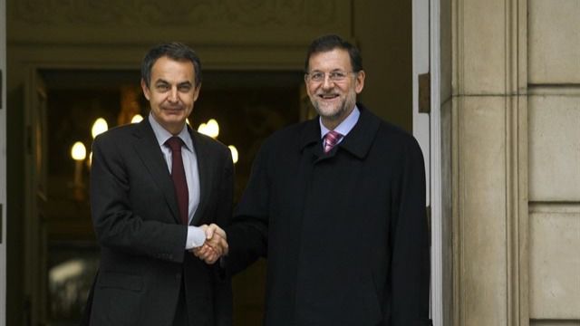 Zapatero y Rajoy.