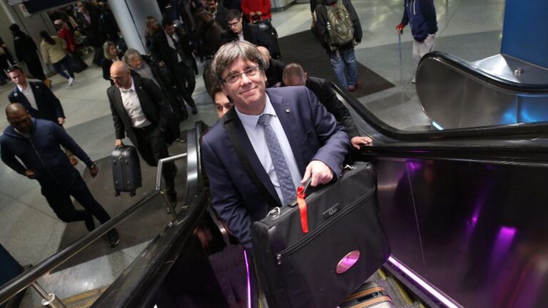 Carles Puigdemont, expresidente de la Generalitat de Cataluña