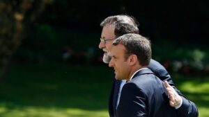 Mariano Rajoy y Emmanuel Macron