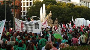 Manifestación de la Marea Verde