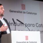 Oriol Junqueras, presidente de Esquerra Republicana de Catalunya y vicepresidente de la Generalidad de Cataluña.