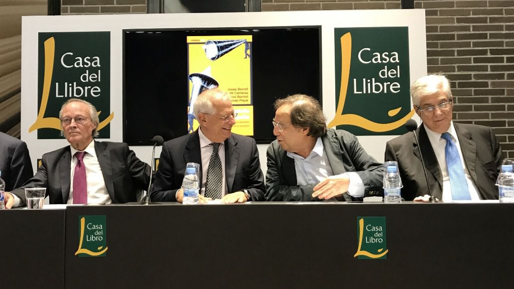 Josep Piqué, Josep Borrell, Francesc de Carreras y José López Burniol.