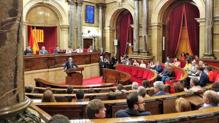 Quim Torrá en el Parlament