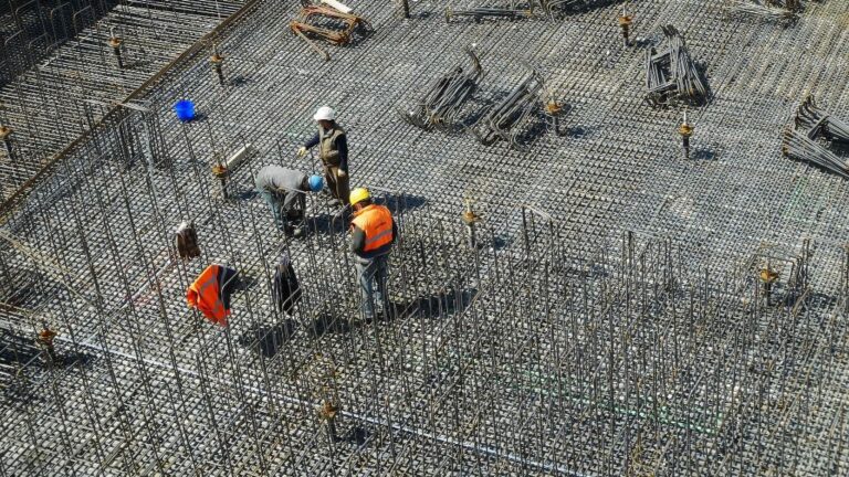 obra construccion trabajadores