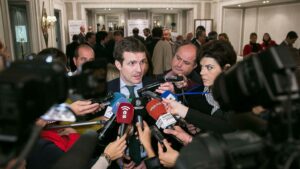 Pablo Casado, vicesecretario general de Comunicación del Partido Popular