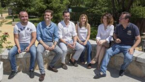 Pablo Casado en una reunión de NNGG de Madrid