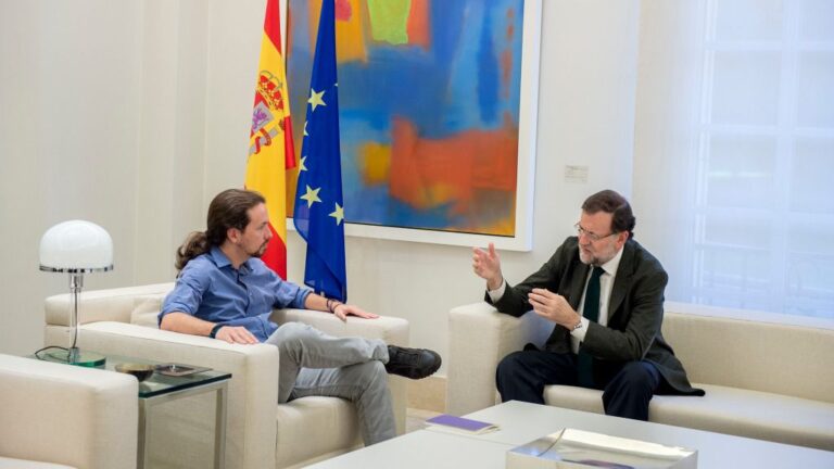 Mariano Rajoy y Pablo Iglesias