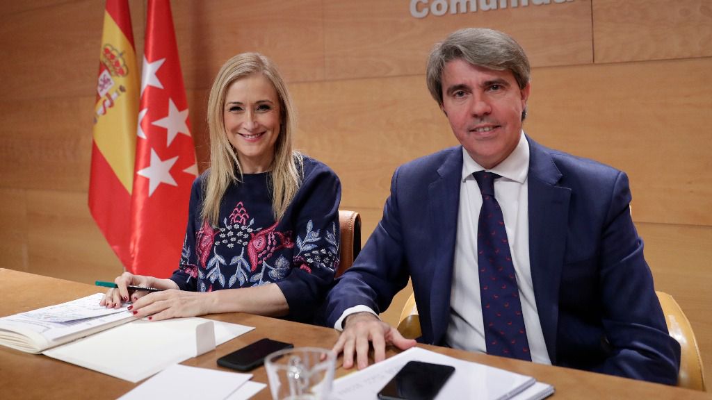 Ángel Garrido y Cristina Cifuentes.