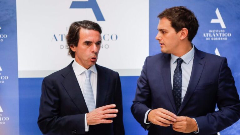 José María Aznar y Albert Rivera