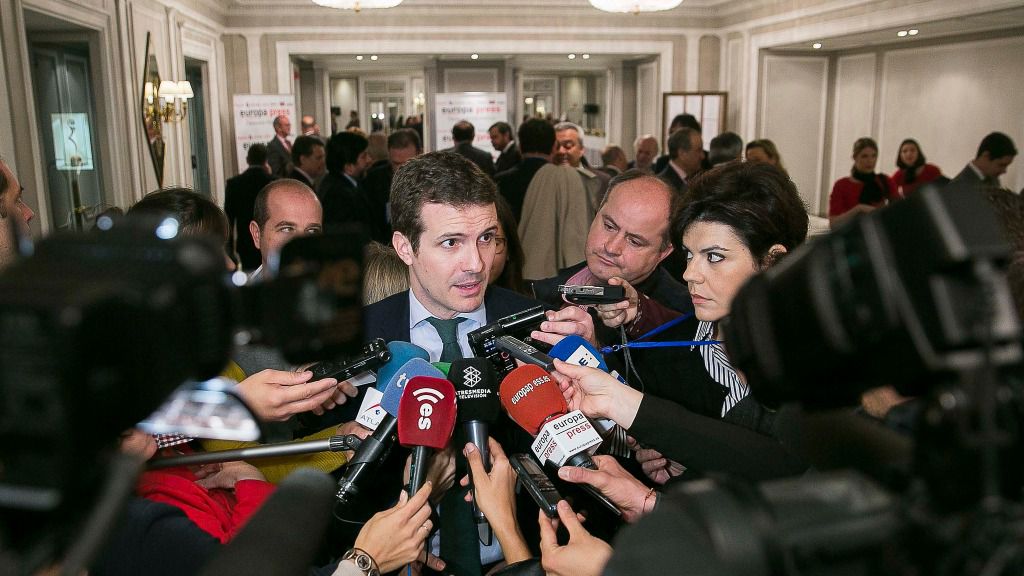 Pablo Casado, vicesecretario general de Comunicación del Partido Popular